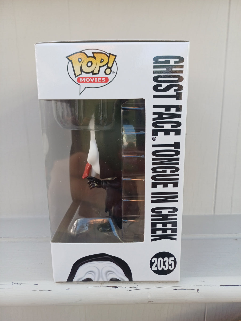The Funko Pop! Movies: Ghost Face Tongue in Cheek Vinyl Figure #2035