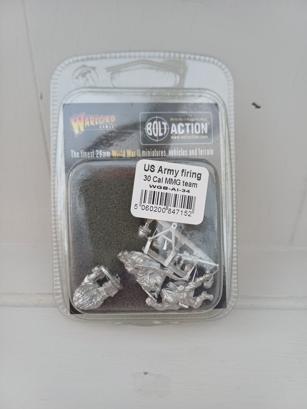 Warlord Games Bolt Action US Army Firing 30 Cal mmg team