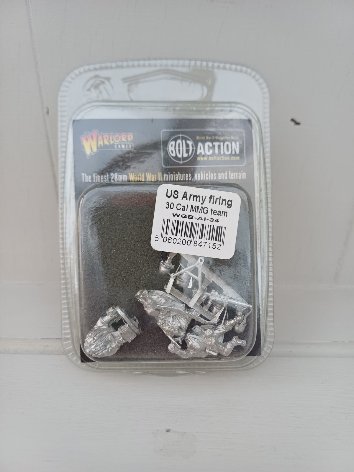 Warlord Games Bolt Action US Army Firing 30 Cal mmg team