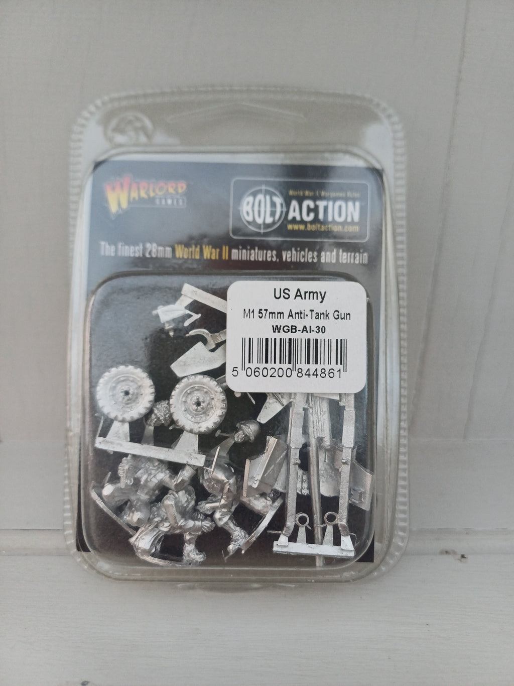 US Army M1 57mm Anti-Tank Gun - Warlord Games Bolt Action Miniatures