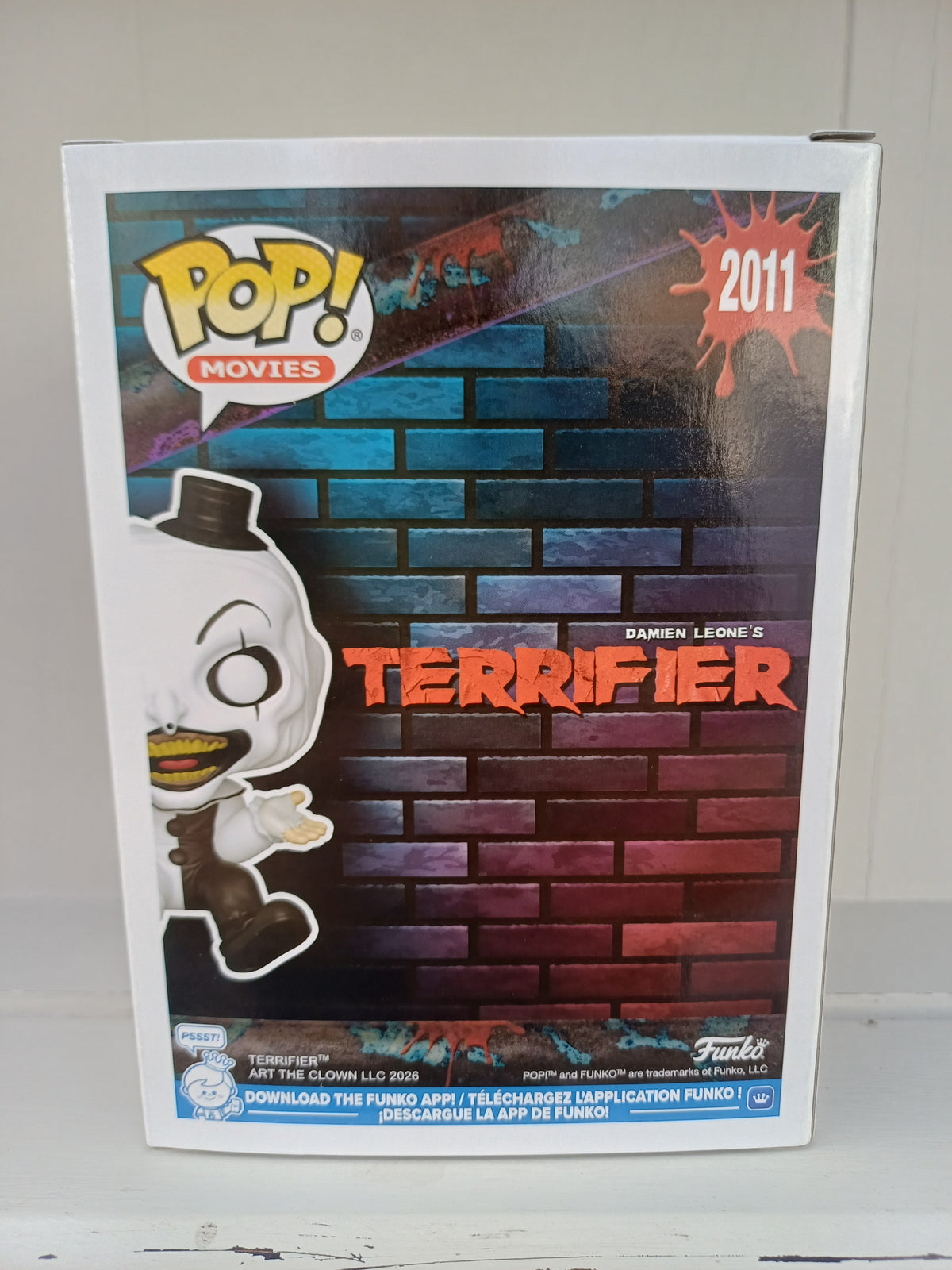 FUNKO Pop! Art the Clown (Shelf Sitter) #2011 Terrifier